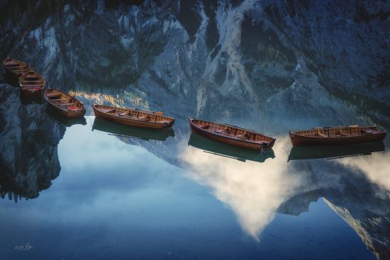 Martin Podt Licensing MPP868LIC - MPP868LIC - Boats of Braies II - 0  from Penny Lane