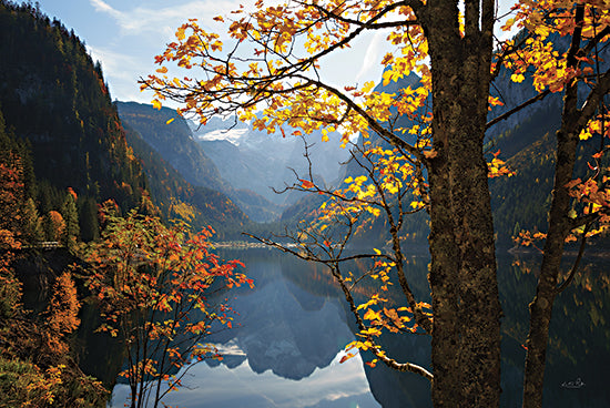 Martin Podt MPP914 - MPP914 - Beautiful View - 18x12 Photography, Mountains, Lake, Trees, Fall, Landscape, Nature from Penny Lane