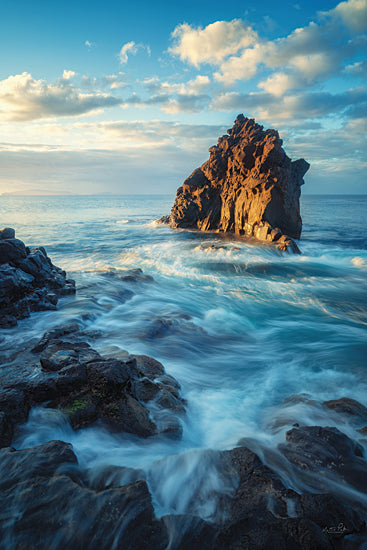 Martin Podt MPP935 - MPP935 - The Rock - 12x18 Photography, Coastal, Ocean, Rocks, Sky, Clouds, Landscape, Blue from Penny Lane