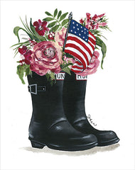 NOR260 - Patriotic Boots - 12x16