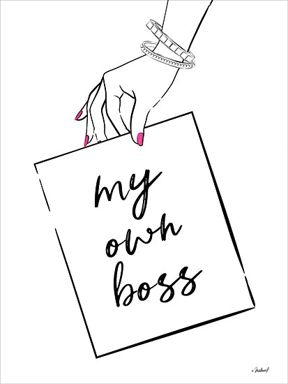 Martina Pavlova PAV257 - PAV257 - My Own Boss     - 12x16 My Own Boss, Hand, Sign from Penny Lane