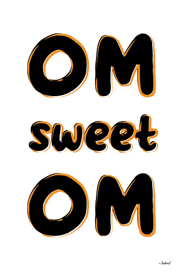 Martina Pavlova PAV491 - PAV491 - Om Sweet Om - 12x18 Om Sweet Om, Yoga, Typography, Signs from Penny Lane