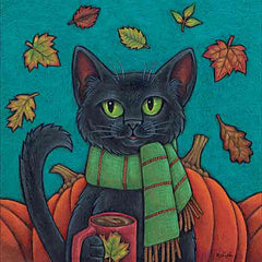 RAD1435 - Fall Black Cat - 12x12