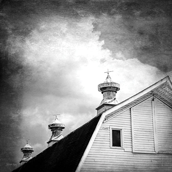 Jennifer Rigsby RIG190 - RIG190 - McDonald Farm Rustic II - 12x12 Photography, Farm, Barn, Black & White, Farmhouse/Country from Penny Lane