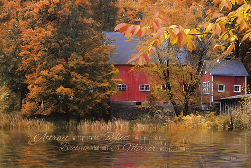 Robin-Lee Vieira RLV558 - Reflections - Farm, Typography, Landscape, Inspirational, Photography, Farm Life, Fall from Penny Lane Publishing