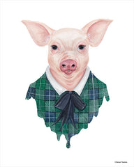 RN138 - Pig in Plaid - 12x16