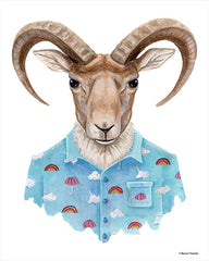 RN143 - Uriel in a Unicorn Shirt - 12x16