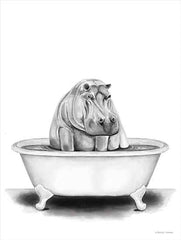 RN155 - Hippo in Tub - 16x12