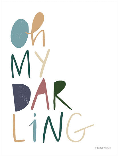 Rachel Nieman RN198 - RN198 - Oh My Darling - 12x16 Oh My Darling, Love, Signs from Penny Lane