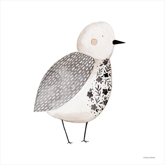 Rachel Nieman RN263 - RN263 - Quirky Bird I - 12x12 Bird, Quirky Bird, Neutral Colors, Portrait from Penny Lane