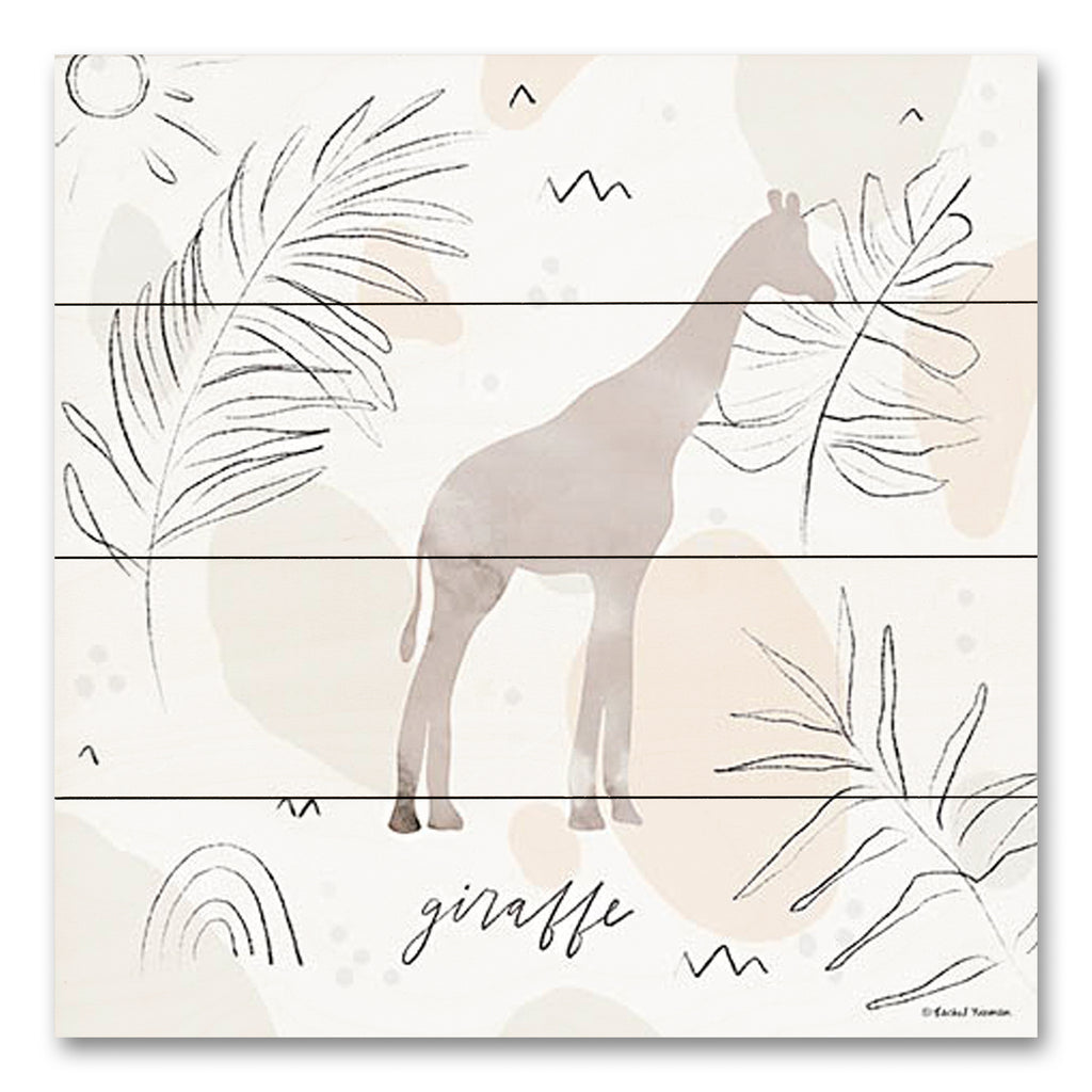 Rachel Nieman RN366PAL - RN366PAL - Jungle Safari Giraffe - 12x12  from Penny Lane