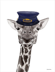 RN422 - Train Conductor Giraffe - 12x16