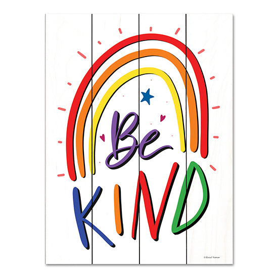 Rachel Nieman RN441PAL - RN441PAL - Be Kind Rainbow - 12x16 Be Kind, Rainbow, Rainbow, Gay Pride, Typography, Signs from Penny Lane