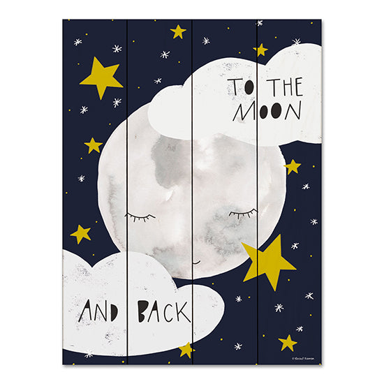 Rachel Nieman RN448PAL - RN448PAL - To the Moon  - 12x16 To the Moon and Back, Moon, Stars, Baby, Kid's Art, Typography, Signs from Penny Lane