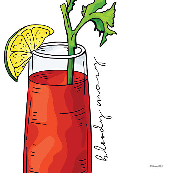 Susan Ball SB1069 - SB1069 - Bloody Mary     - 12x12 Bloody Mary Cocktail, Kitchen, Cocktails, Drink, Bar, Typography, Signs from Penny Lane