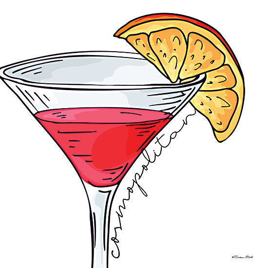 Susan Ball SB1071 - SB1071 - Cosmopolitan     - 12x12 Cosmopolitan Cocktail, Kitchen, Cocktails, Drink, Bar, Typography, Signs from Penny Lane