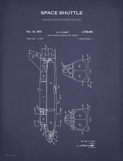 Susan Ball Licensing SB1129LIC - SB1129LIC - Space Shuttle Patent   - 0  from Penny Lane