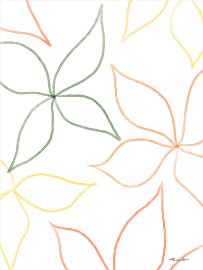Susan Ball SB997 - SB997 - Colorful Petals - 12x16 Petals, Botanical, Fall, Fall Colors, Drawing Print from Penny Lane