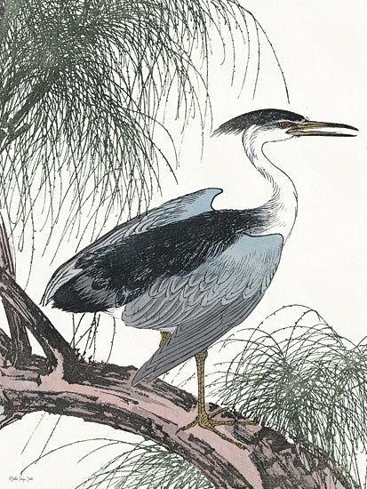 Stellar Design Studio SDS1003 - SDS1003 - Perched Heron - 12x16 Coastal, Heron, Birds, Trees, Tropical from Penny Lane