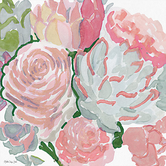 Stellar Design Studio SDS1093 - SDS1093 - Bouquet 2 - 12x12 Abstract, Flowers, Bouquet, Watercolor, Contemporary from Penny Lane