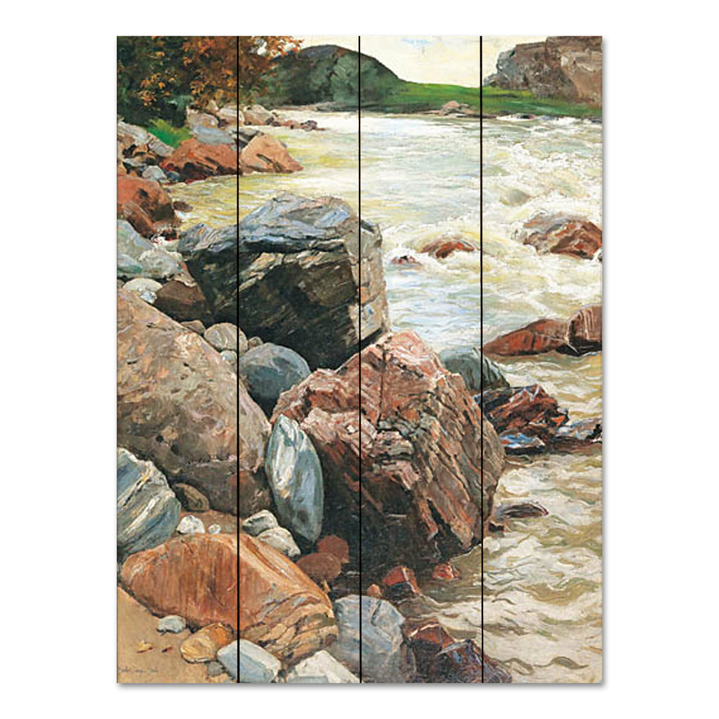 Stellar Design Studio SDS1148PAL - SDS1148PAL - River Rocks - 12x16 Photography, Rocks, River, Landscape, Summer from Penny Lane