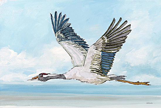 Stellar Design Studio SDS1284 - SDS1284 - In Flight 1 - 18x12 Coastal, Stork, Bird, In Flight, Sky, Sideview from Penny Lane