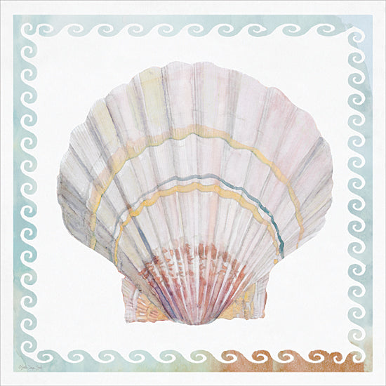 Stellar Design Studio SDS1315 - SDS1315 - Pastel Shell 3 - 12x12 Coastal, Shell, Border, Pastel, Border from Penny Lane