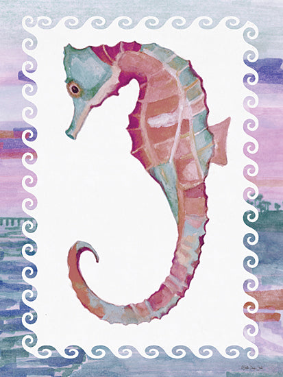 Stellar Design Studio SDS1321 - SDS1321 - Colorful Seahorse - 12x16 Coastal, Seahorse, Abstract, Patterns, Colorful Seahorse, Tropical from Penny Lane