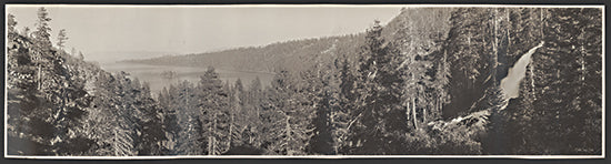 Stellar Design Studio SDS1352 - SDS1352 - Vintage Lake Tahoe - 30x8 Photography, Landscape, Trees, Lake Tahoe, Vintage, Mountains from Penny Lane