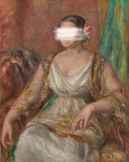 Stellar Design Studio SDS1445 - SDS1445 - Vivian - 12x16 Figurative, Woman, Vintage, Obscured Face, Chair, Drapes, Vivian from Penny Lane