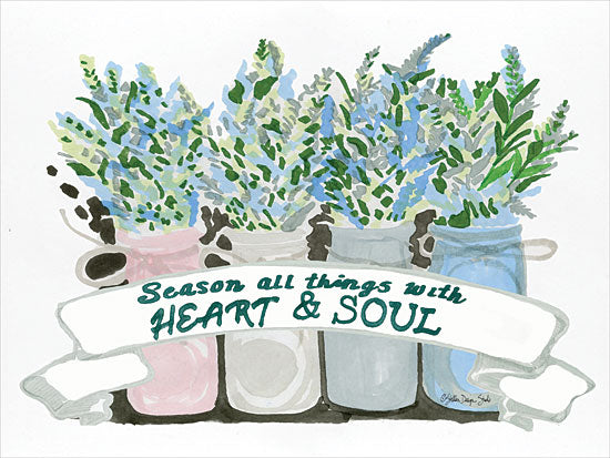 Stellar Design Studio SDS157 - SDS157 - Heart & Soul - 16x12 Signs, Typography, Flowers, Mason Jars, Heart & Soul from Penny Lane