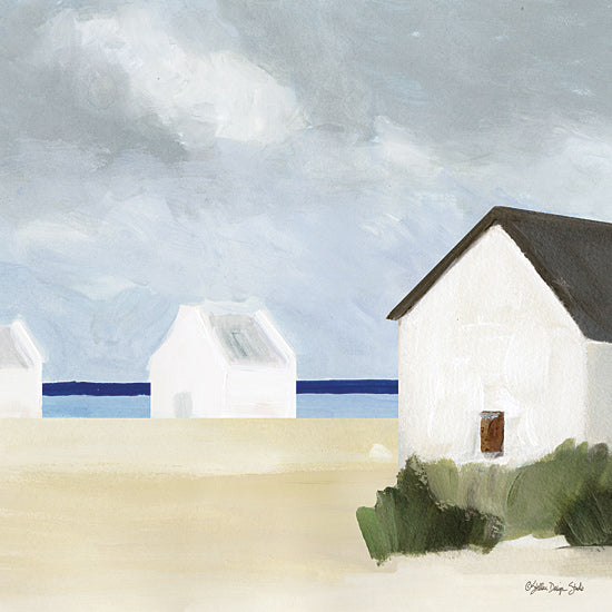 Stellar Design Studio SDS192 - SDS192 - Beach Huts 4   - 12x12 Beach Huts, Coastal, White Huts, Tropical, Beach from Penny Lane