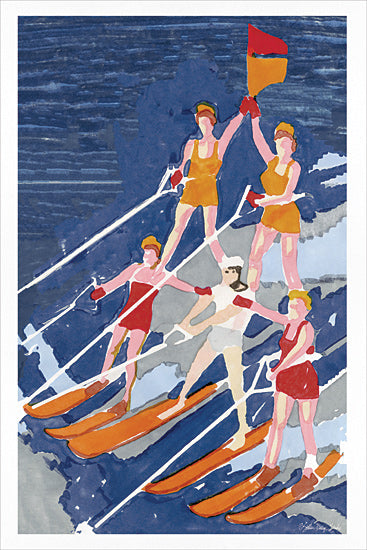 Stellar Design Studio SDS231 - SDS231 - Water Ski Show 3 - 12x18 Water Skiers, Women, Water, Show from Penny Lane