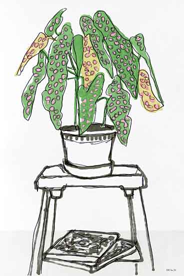 Stellar Design Studio SDS438 - SDS438 - House Plant Study I - 12x18 House Plants, Stand, Books, Botanical from Penny Lane