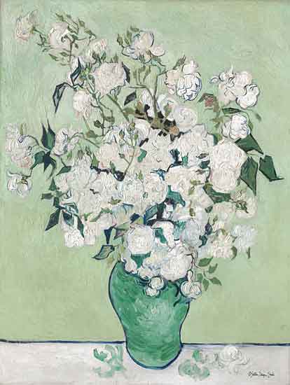 Stellar Design Studio SDS441 - SDS441 - Vase in Green - 12x16 Vase, Flowers, Still Life from Penny Lane