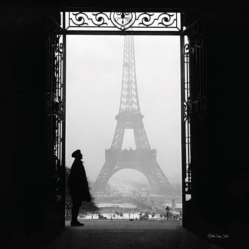 Stellar Design Studio SDS449 - SDS449 - Drummer Boy - 12x12 Travel, Paris, France, Eiffel Tower, Photography, Black & White, European from Penny Lane