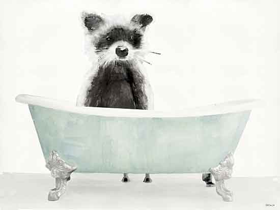 Stellar Design Studio SDS457 - SDS457 - Vintage Tub with Racoon - 16x12 Racoon, Bathtub, Vintage from Penny Lane