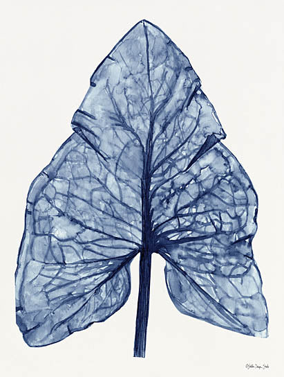 Stellar Design Studio SDS478 - SDS478 - Indigo Leaf - 12x16 Indigo Leaf, Tropical, Ocean Life from Penny Lane