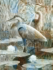 SDS512 - Marsh Herons II - 12x16