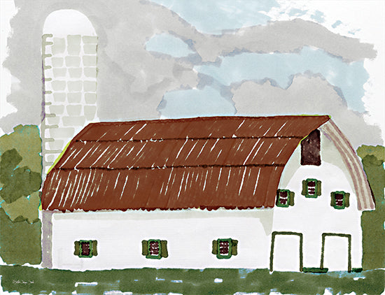 Stellar Design Studio SDS528 - SDS528 - Barn Study II - 16x12 Barn, Farm, Abstract, Rustic from Penny Lane