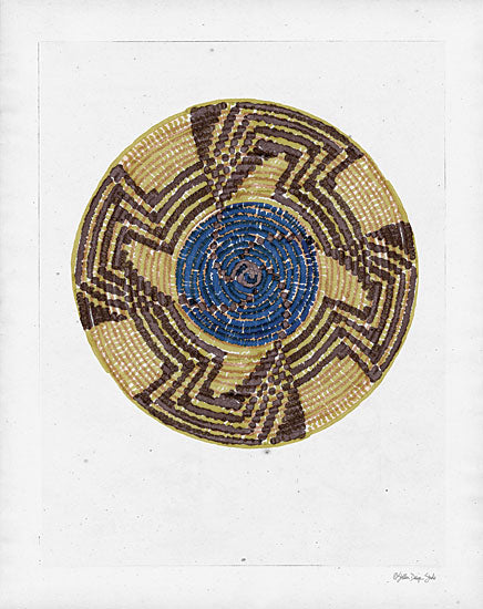 Stellar Design Studio SDS767 - SDS767 - Basket Study 4 - 12x16 Basket, Abstract, Circle, Design from Penny Lane