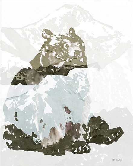 Stellar Design Studio SDS804 - SDS804 - Bear Impression 2 - 12x16 Abstract, Bear from Penny Lane