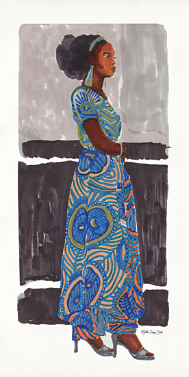 Stellar Design Studio SDS831 - SDS831 - Venessa - 9x18 Black Art, Black Woman, Woman, African Print, Abstract from Penny Lane