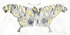 SDS848 - Yellow-Gray Patterned Moth 2 - 18x9