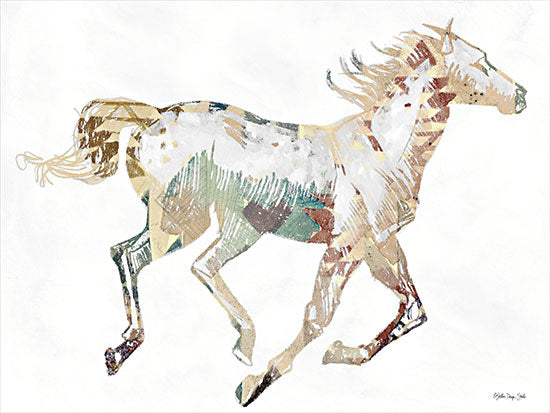 Stellar Design Studio SDS859 - SDS859 - Navajo Horse 1 - 16x12 Navajo Horse, Indian Horse, Western, Southwestern, Running Horse, Abstract, Patterns from Penny Lane