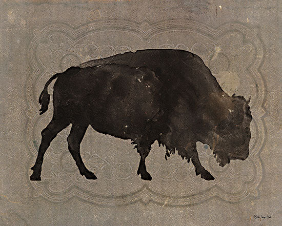 Stellar Design Studio SDS861 - SDS861 - Buffalo Impression 1 - 16x12 Buffalo, Portrait, Silhouette, Western from Penny Lane