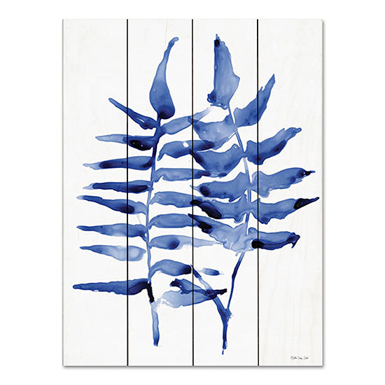 Stellar Design Studio SDS894PAL - SDS894PAL - Navy Foliage 1 - 12x16 Navy Foliage, Leaves, Blue & White from Penny Lane