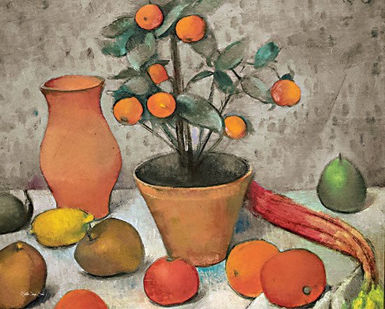 Stellar Design Studio SDS948 - SDS948 - Still Life with Oranges - 16x12 Still Life, Fruit, Oranges, Citrus, Modern, Contemporary from Penny Lane