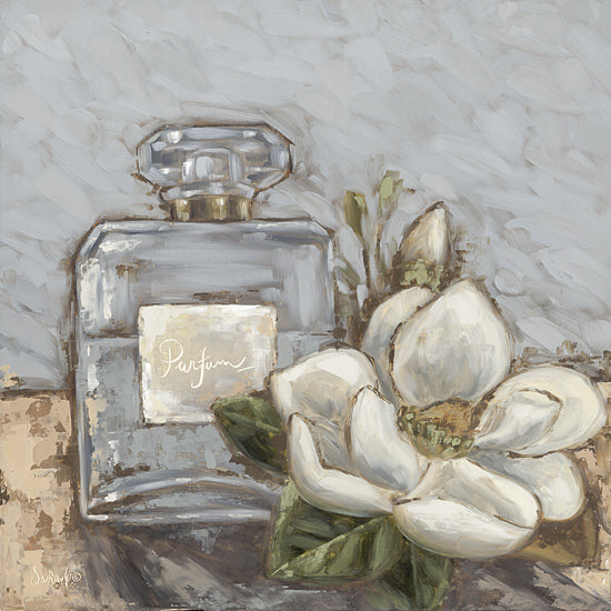 Sara G. Designs SGD180 - SGD180 - Southern Belle Essentials - 12x12 Still Life, Perfume, Bottle, Flower, White Flower, Southern Belle Essentials from Penny Lane