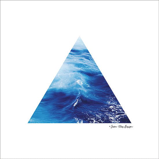 Seven Trees Design ST595 - ST595 - Ocean Triangle     - 12x12 Photography, Ocean, Water, Tropical from Penny Lane